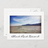 Black Rock Desert Briefkaart (Voorkant / Achterkant)