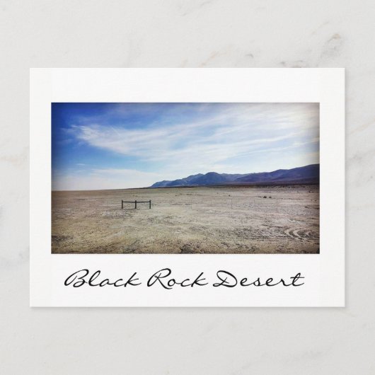 Black Rock Desert Briefkaart (Voorkant)