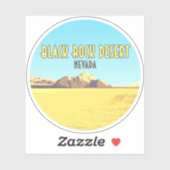 Black Rock Desert Nevada  Sticker (Vel)