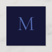 Black Rock Diepblauw Klassiek Uniek Monogram