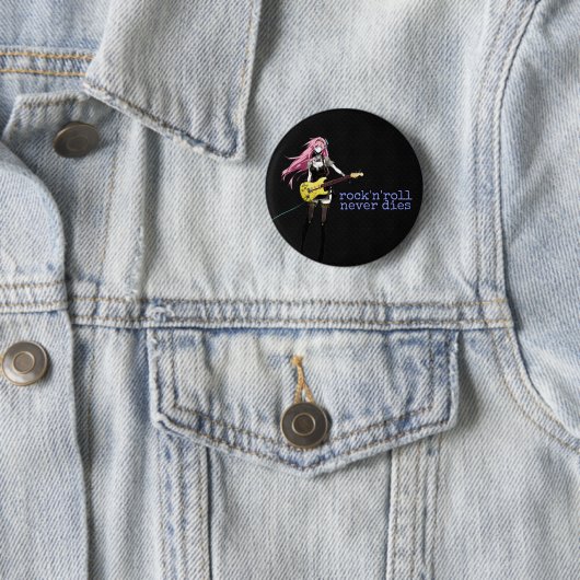 Black Rock "n Roll Button (In situ)