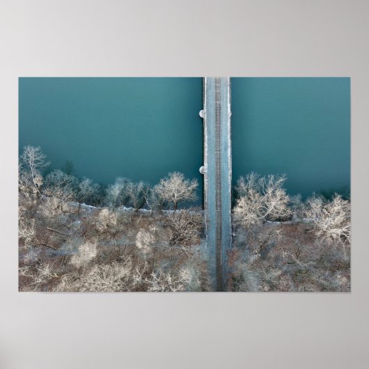 Black Rock Railroad Bridge Schuylkill Poster (Voorkant)