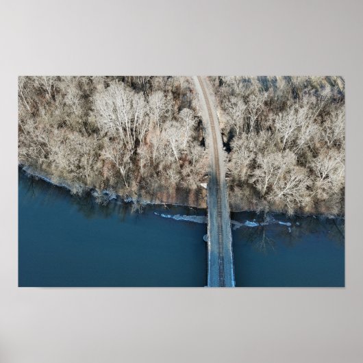 Black Rock Railroad Bridge Schuylkill Poster (Voorkant)