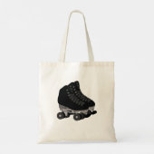 Black Rollerskates Canvas tas (Achterkant)