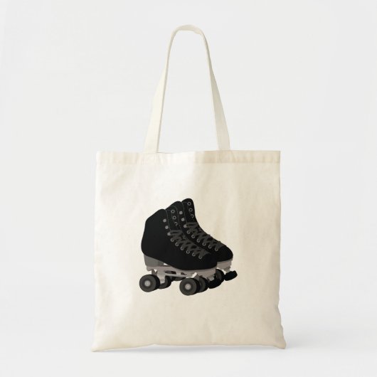 Black Rollerskates Canvas tas (Voorkant)