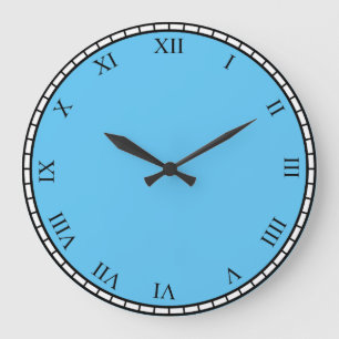 Black Roman Number Face & Trim Clock Face Clock Grote Klok