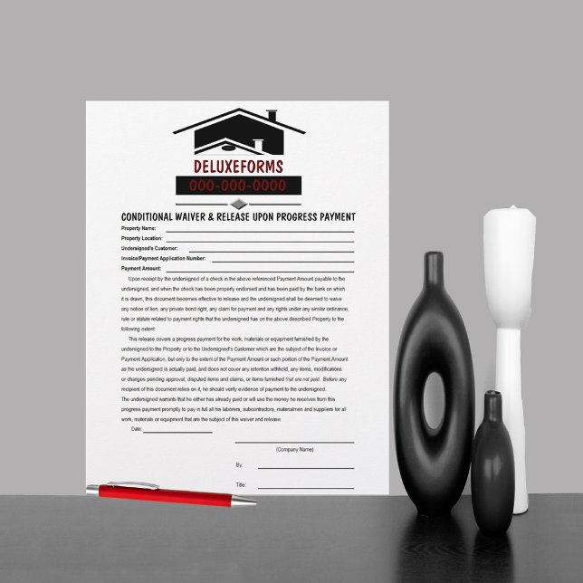 Black Roof Conditional Waiver & Release Payment (Creator heeft geüpload)