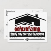 Black Roof Hartelijk dank Briefkaart (Voorkant / Achterkant)