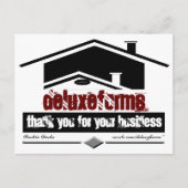 Black Roof Hartelijk dank Briefkaart (Voorkant)