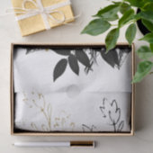 Black Roos Floral Bouquet Waterverf Ontkoppeling Tissuepapier (Geschenk)