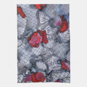 Black Roos Kitchen Towel Theedoek (Verticaal)