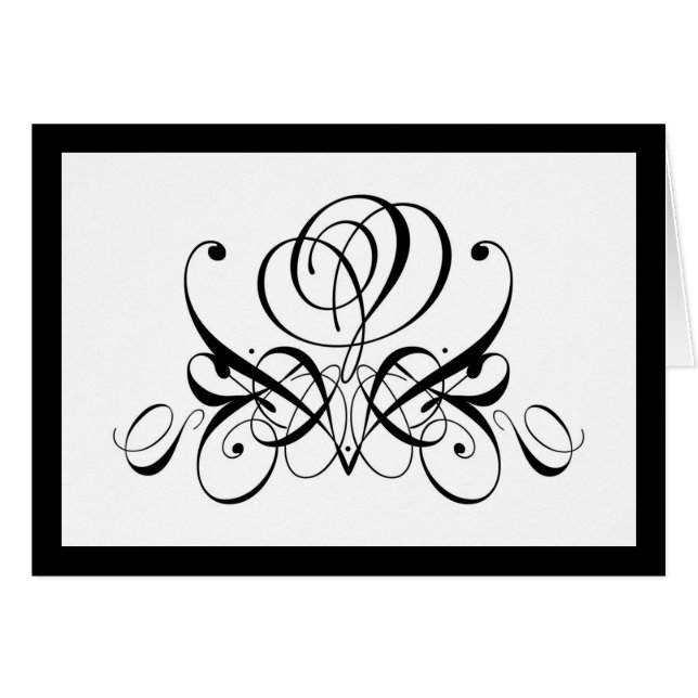 Black Roos Scroll (Voorkant Horizontaal)