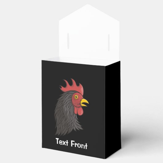 Black Rooster's kop Bedankdoosjes (Geopend)