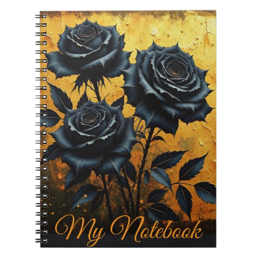 Black Roses Notitieboek (Voorkant)
