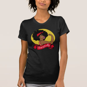 Black Rosie de Riveter zonder apologetisch afro T-shirt