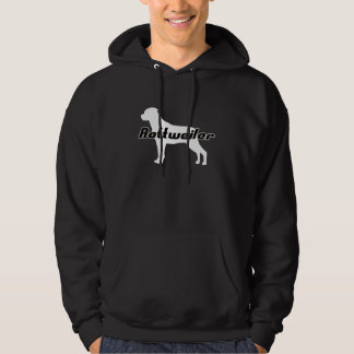 Black Rottweiler Hoodie Sweatshirt