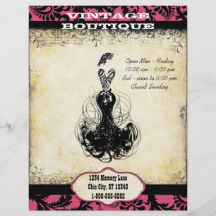 Black & Roze Dress Boutique of Business Flyer