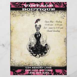 Black & Roze Dress Boutique of Business Flyer