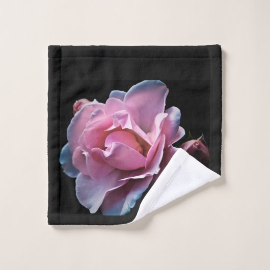 Black Roze Rose Bad Handdoek (Wasdoekje)