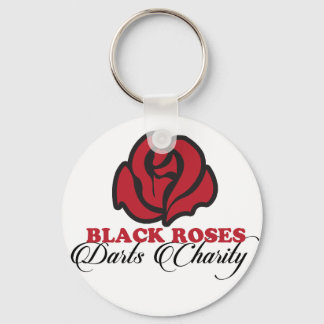 Black Rozen Darts Charity-toetsenbord Sleutelhanger