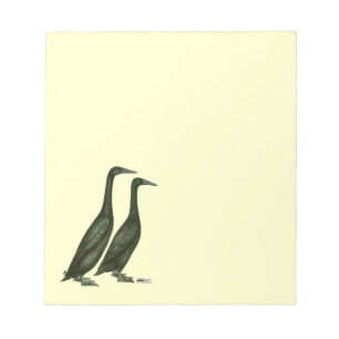 Black Runner Ducks Notitieblok
