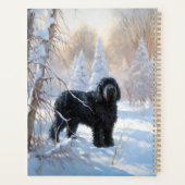Black Russian Terrier Laisser neiger Noël (Dos)