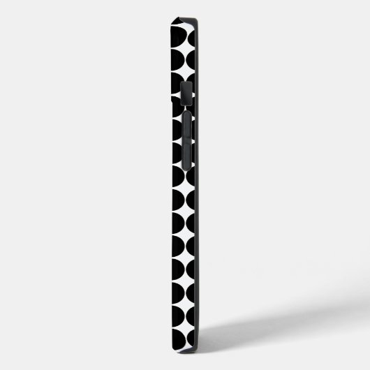 Black Safari Dot Case-Mate iPhone Case (Achterkant / Links)