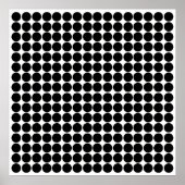 Black Safari Dot Poster (Voorkant)
