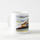 Black Sand Island van Rayhart Koffiemok (Voorkant links)