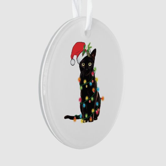 Black Santa Cat Tangled Up (devant)