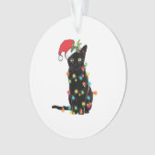Black Santa Cat Tangled Up (devant)