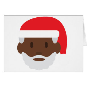 black santa claus emoji