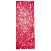 Black Santa Holiday Gift Bah Wijn Cadeautas (Achterkant)