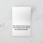 Black Santa LIVE! Feestdagen Kaart (Binnen)