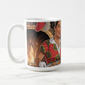 Black Santa & Mrs. Claus Christmas Mug (Gauche)
