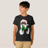Black Santa Sweatshirts van het Kind van de Afrika T-shirt (Voorkant volledig)