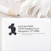 Black Schnauzer Clean en Simple Etiket (Insitu)