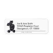 Black Schnauzer Clean en Simple Etiket (Voorkant)