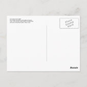 Black Scoter Duck, Unalaska Island Briefkaart (Achterkant)