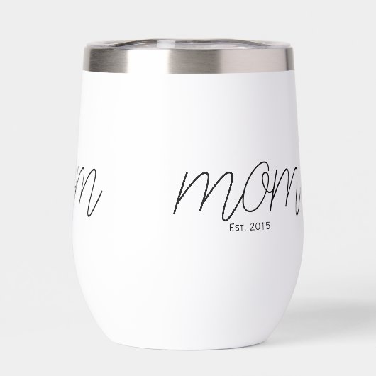 Black Script Established Mom  (Arrière)
