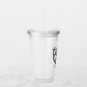 Black Script Future Nurse (naam) Acryl Drinkbeker (Rechts)