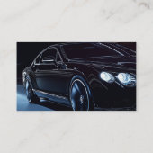 Black Sedan Rijden Lyft Uber Driver Rideshare Visitekaartje (Achterkant)