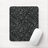 black sequin effect mousepad muismat (Met muis)