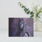 Black Shadow Briefkaart (Staand voorkant)