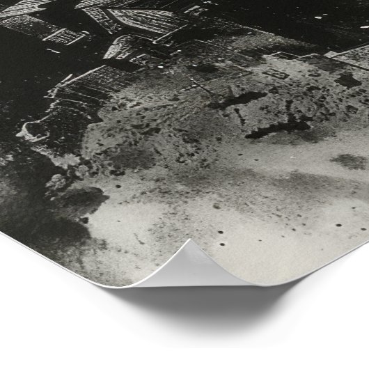 Black Shadow en Slime Monster Terror Poster (Hoek)