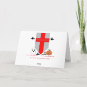 "Black Shadow" Hallowe’en Kaart (Achterkant)