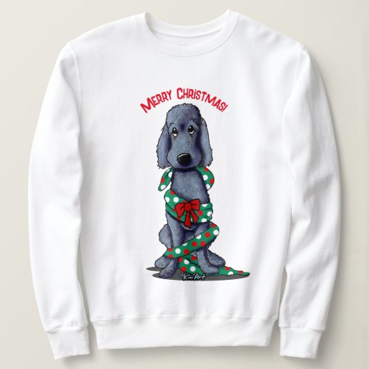 Black Shaved Goldendole Plus Size Sweatshirt (Design voorkant)