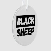Black Sheep Bold Distressed Rebel Streetwear Art (devant)