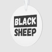 Black Sheep Bold Distressed Rebel Streetwear Art (devant)