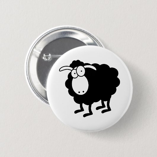 Black Sheep Button (Voorkant /achterkant)
